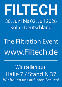 Besuchen Sie uns in Koeln bei der Messe The Filtech Event Besuchen Sie uns in Koeln bei der Messe The Filtech Event
